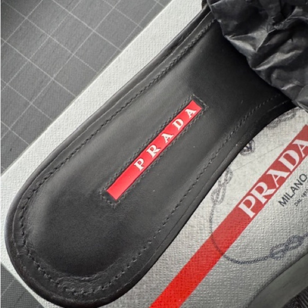 Prada Black NWT Platform Sandals